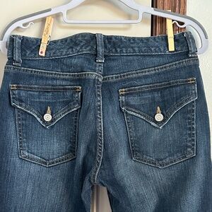 GAP Factory Dark Blue Curvy Flare Size 8R